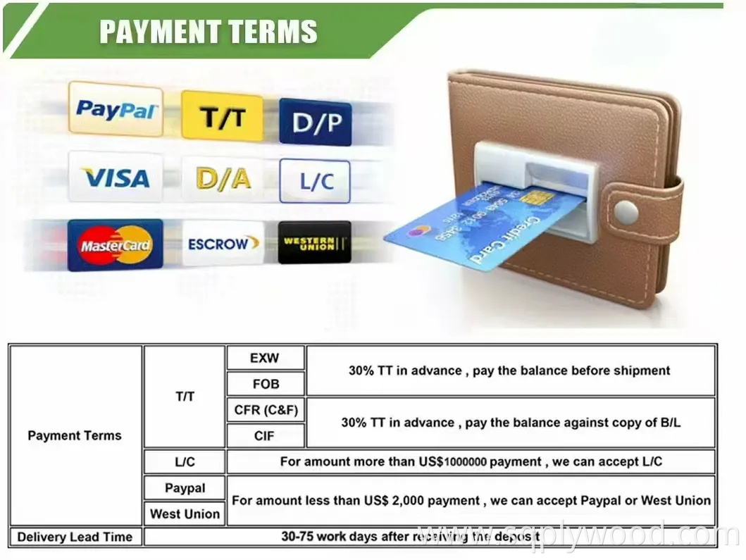 2440X1220X15mm 18mm Scaffolding Board Phenolic MDF Basswood Poplar Eucalyptus Birch Shuttering Scaffold Melamine Marine Plywood